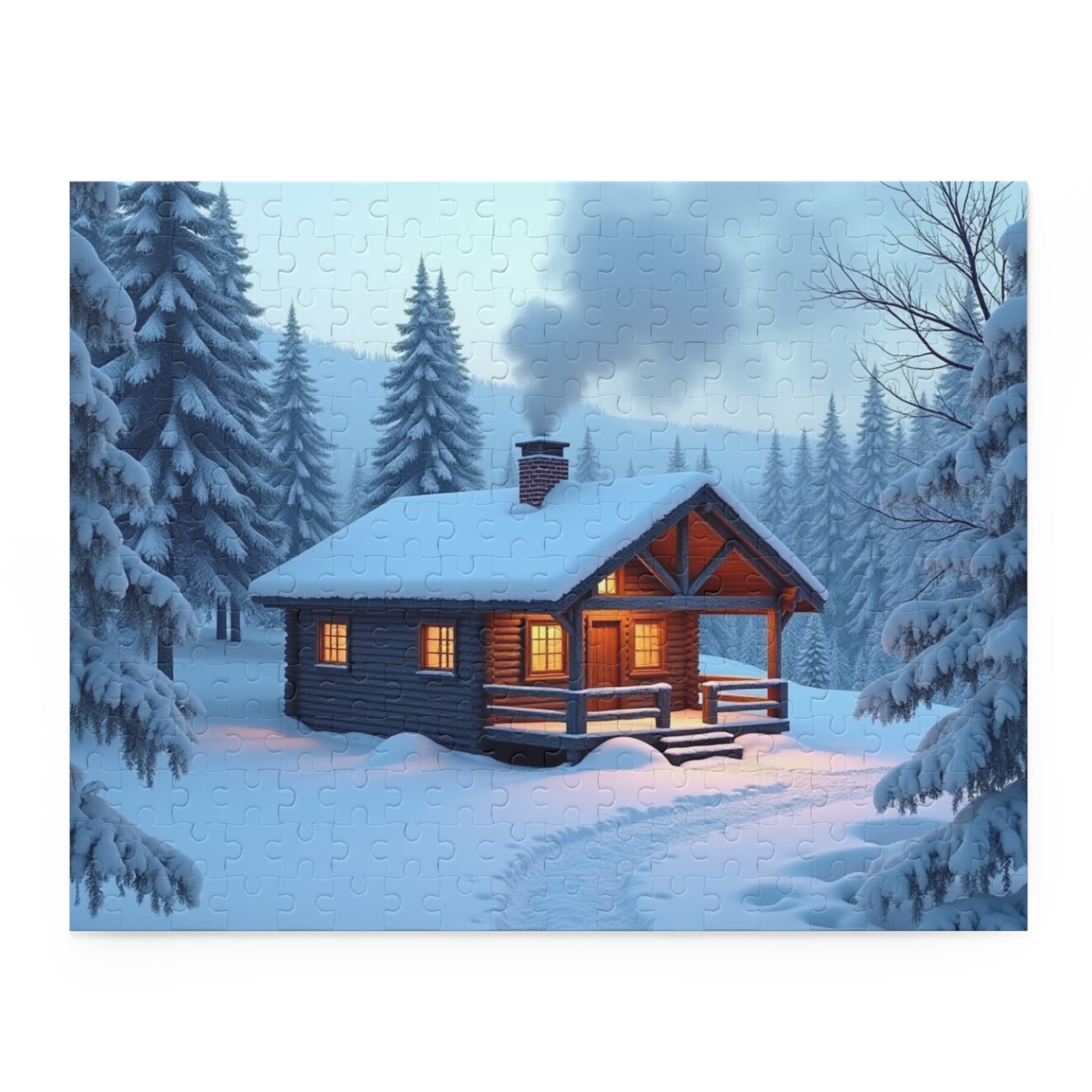 Cozy Winter Cabin 252-Piece Puzzle