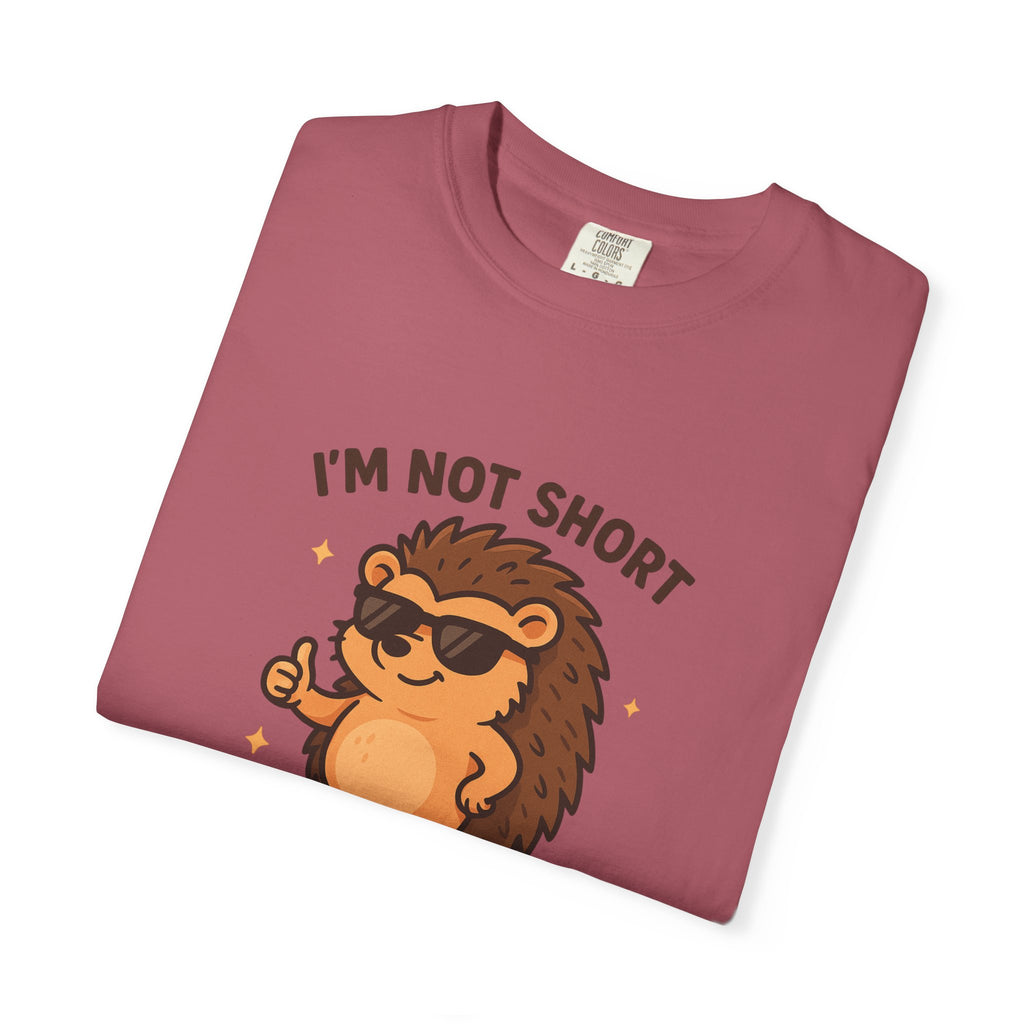 Hedgehog I'm Not Short Graphic T-shirt