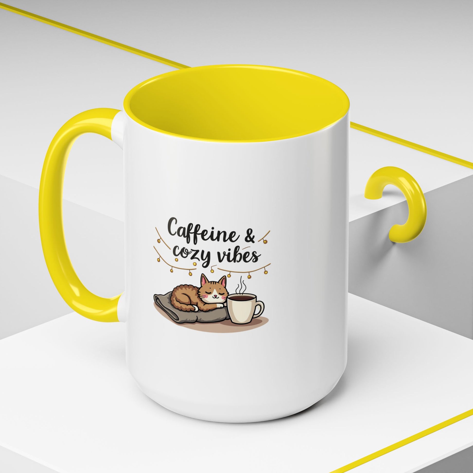 Caffeine & Cozy Vibes Coffee Mug -