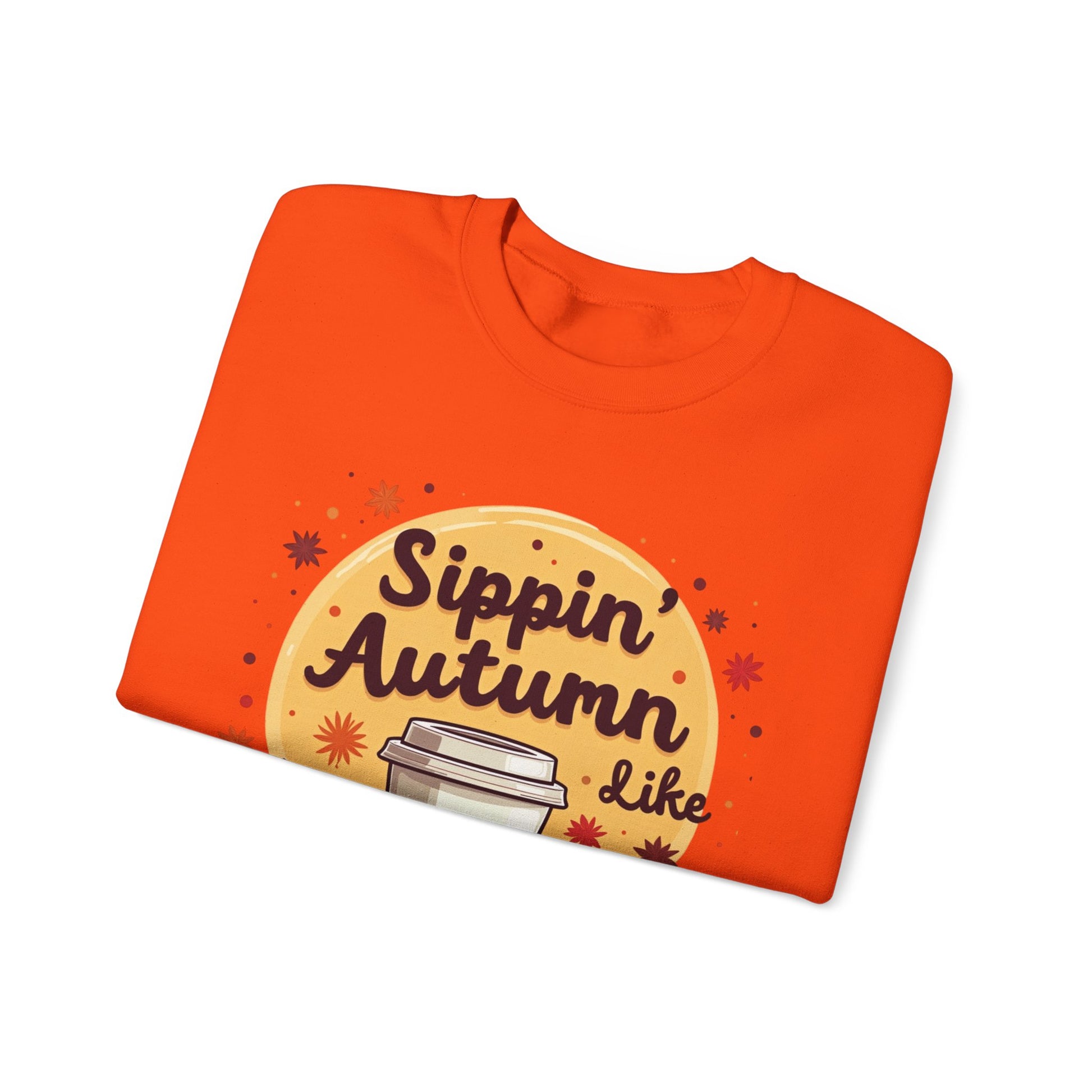 Sippin’ Autumn Crewneck Sweatshirt