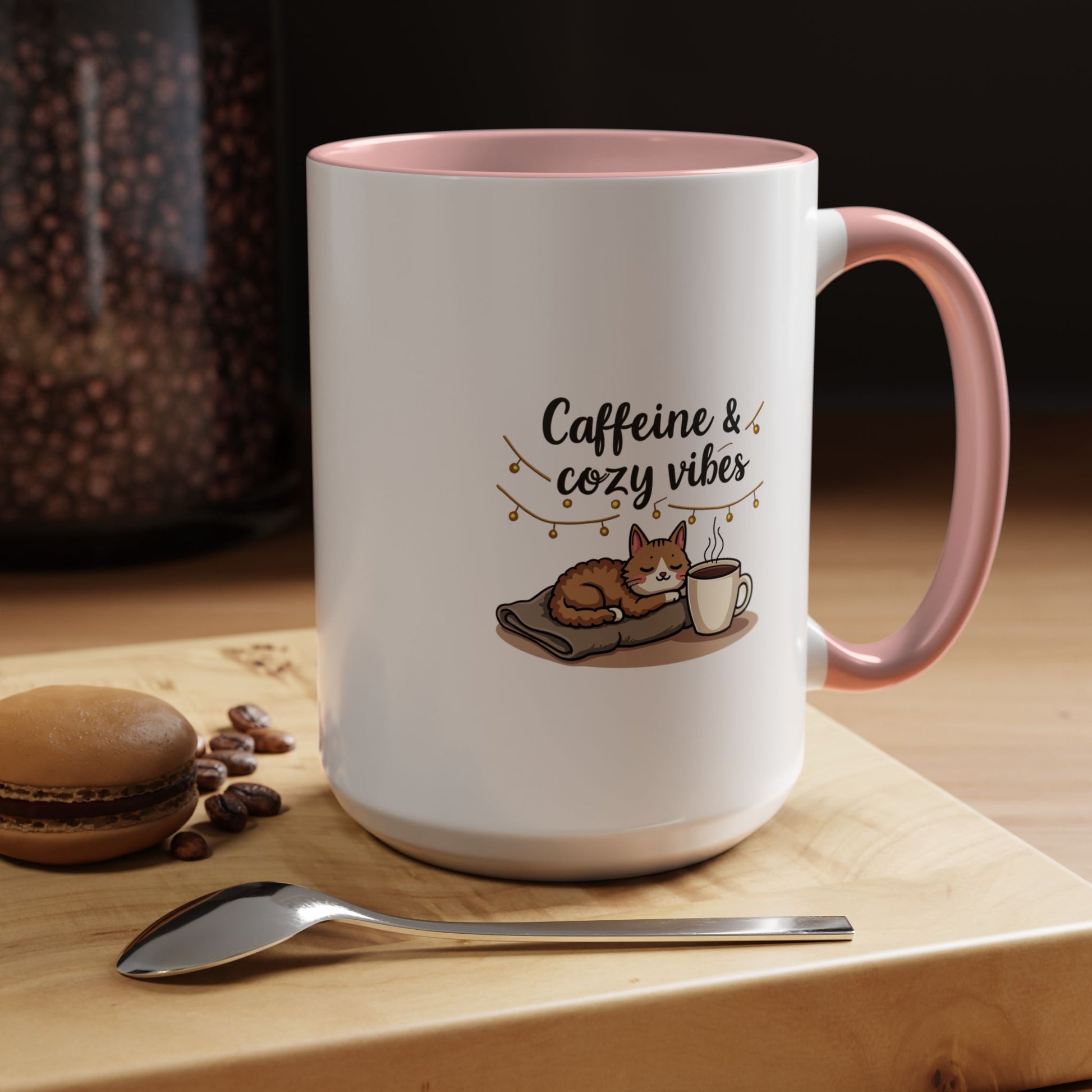 Caffeine & Cozy Vibes Coffee Mug -