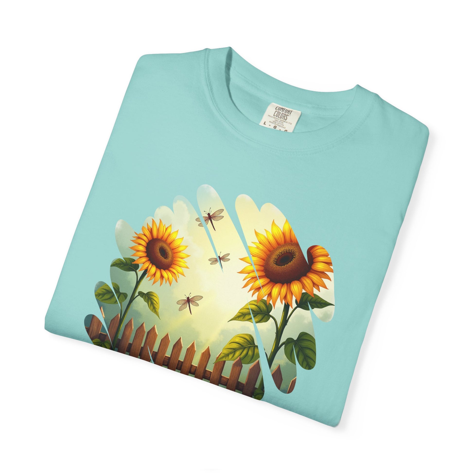 Sunflower Garden Bliss T-Shirt | Custom Floral Tee for Nature Lovers