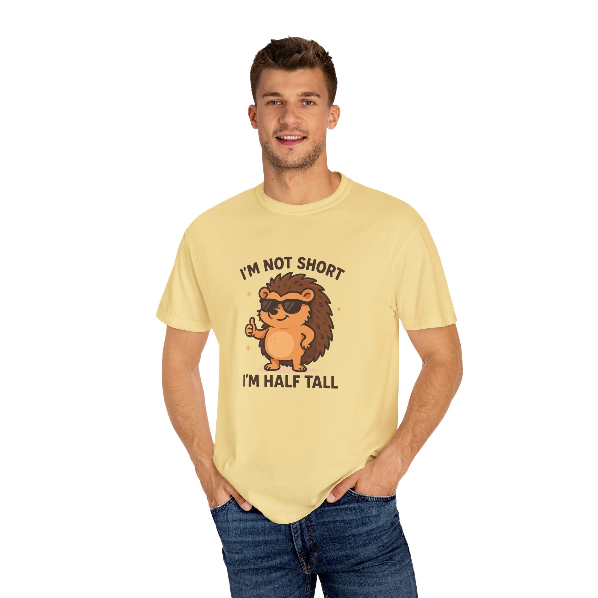 Hedgehog I'm Not Short Graphic T-shirt