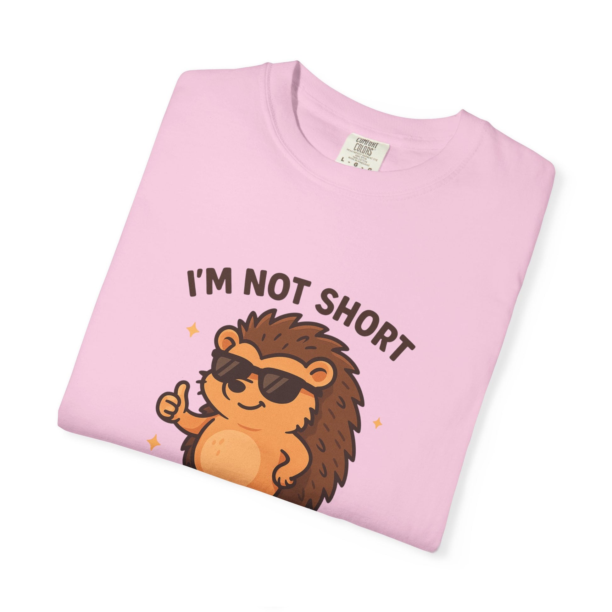 Hedgehog I'm Not Short Graphic T-shirt