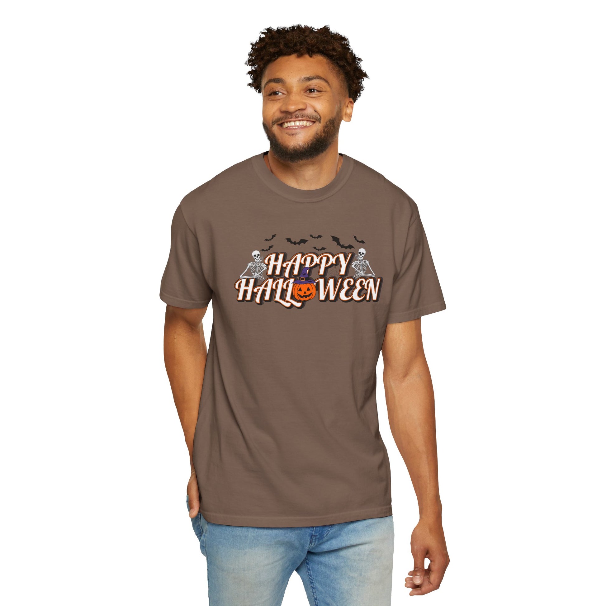 Halloween Garment-Dyed T-Shirt for Adults