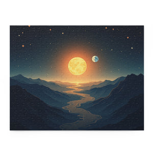 Celestial Cosmic Landscape Puzzle