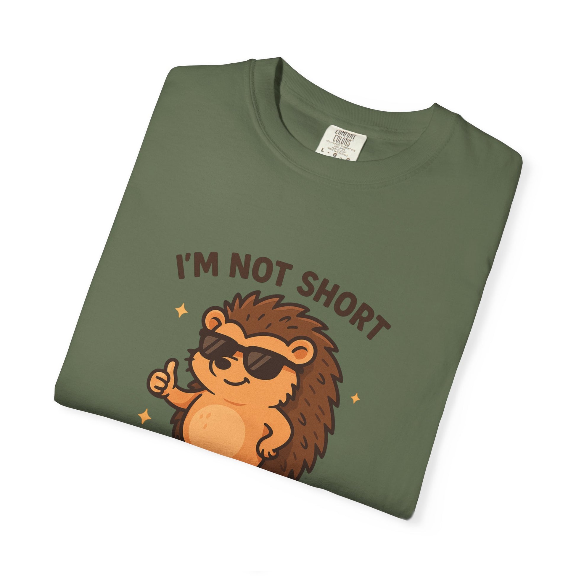 Hedgehog I'm Not Short Graphic T-shirt