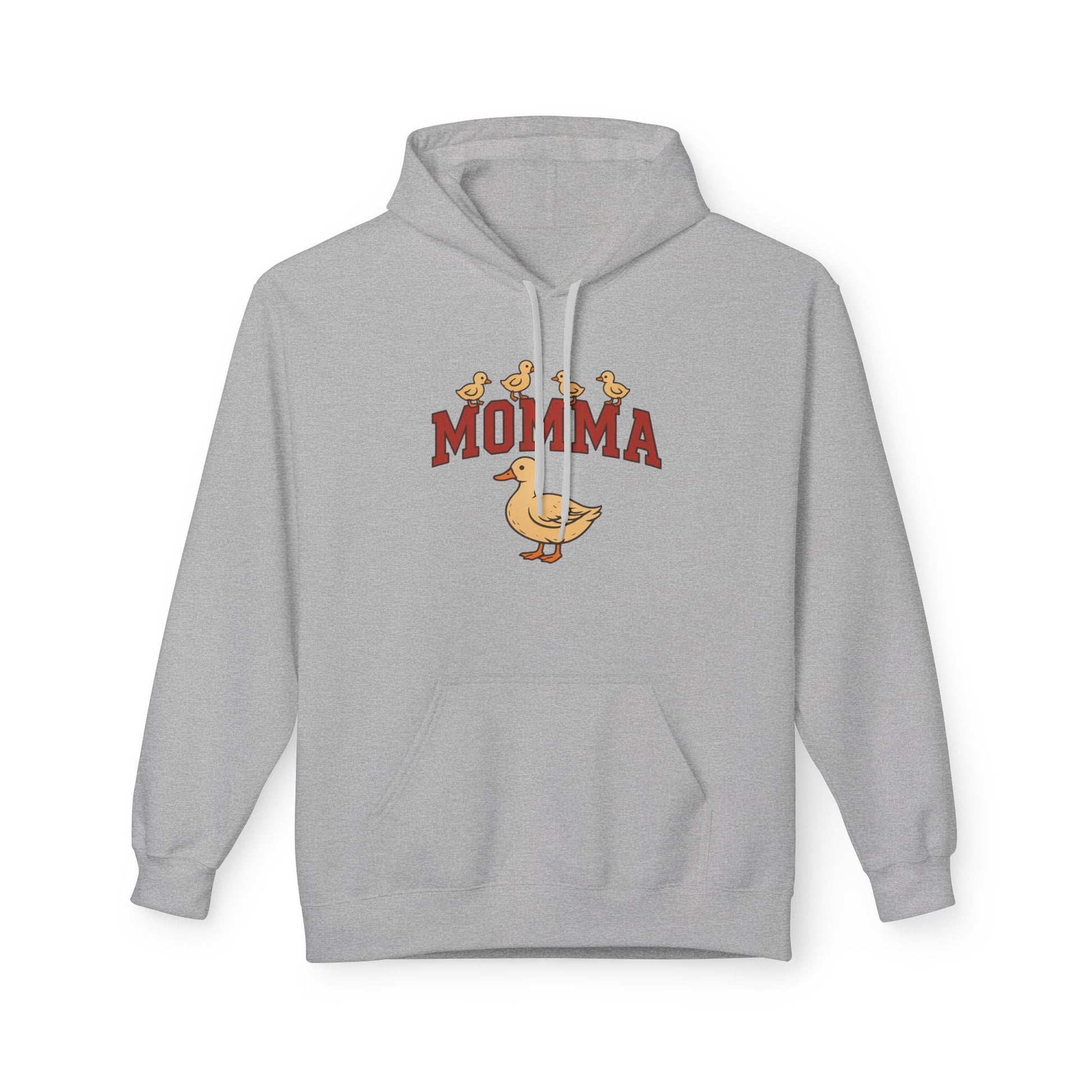 Momma Duck Hoodie — Cute Mother Duck Graphic Pullover