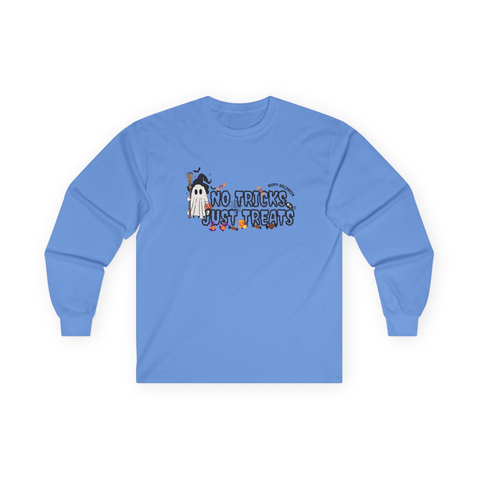 Halloween No Tricks Just Treats Long Sleeve Tee