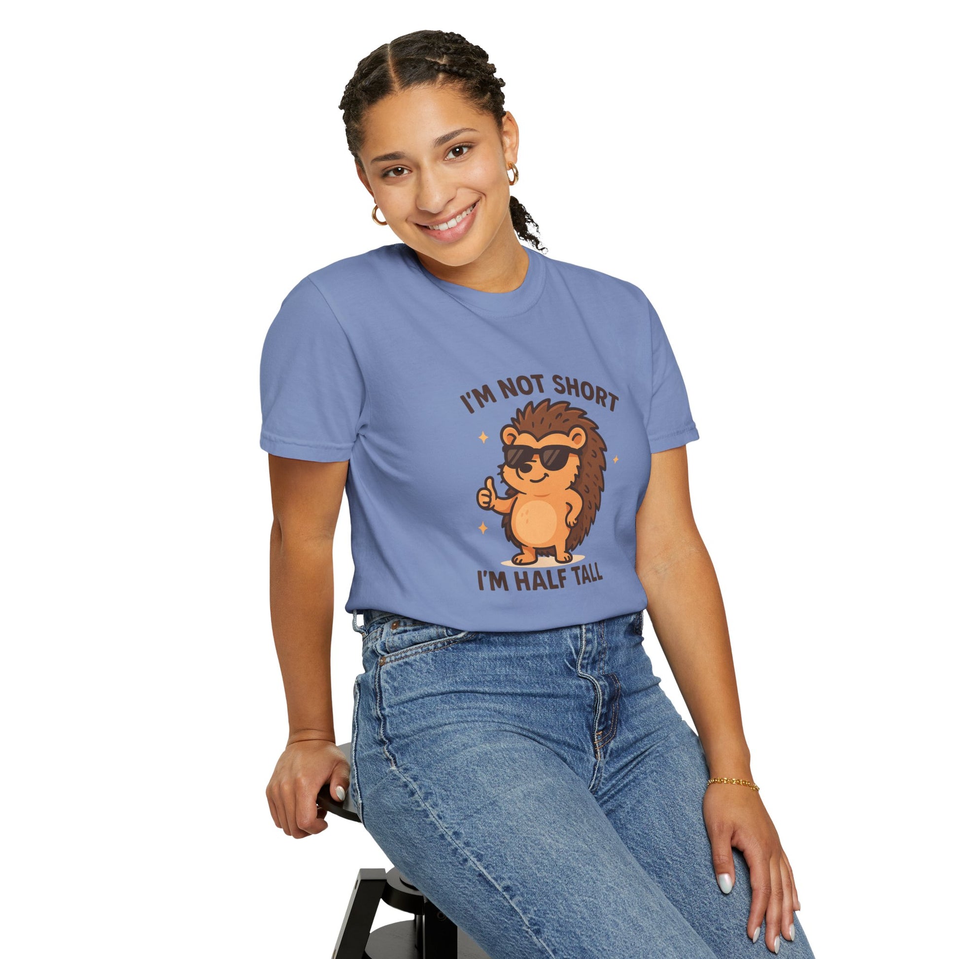 Hedgehog I'm Not Short Graphic T-shirt