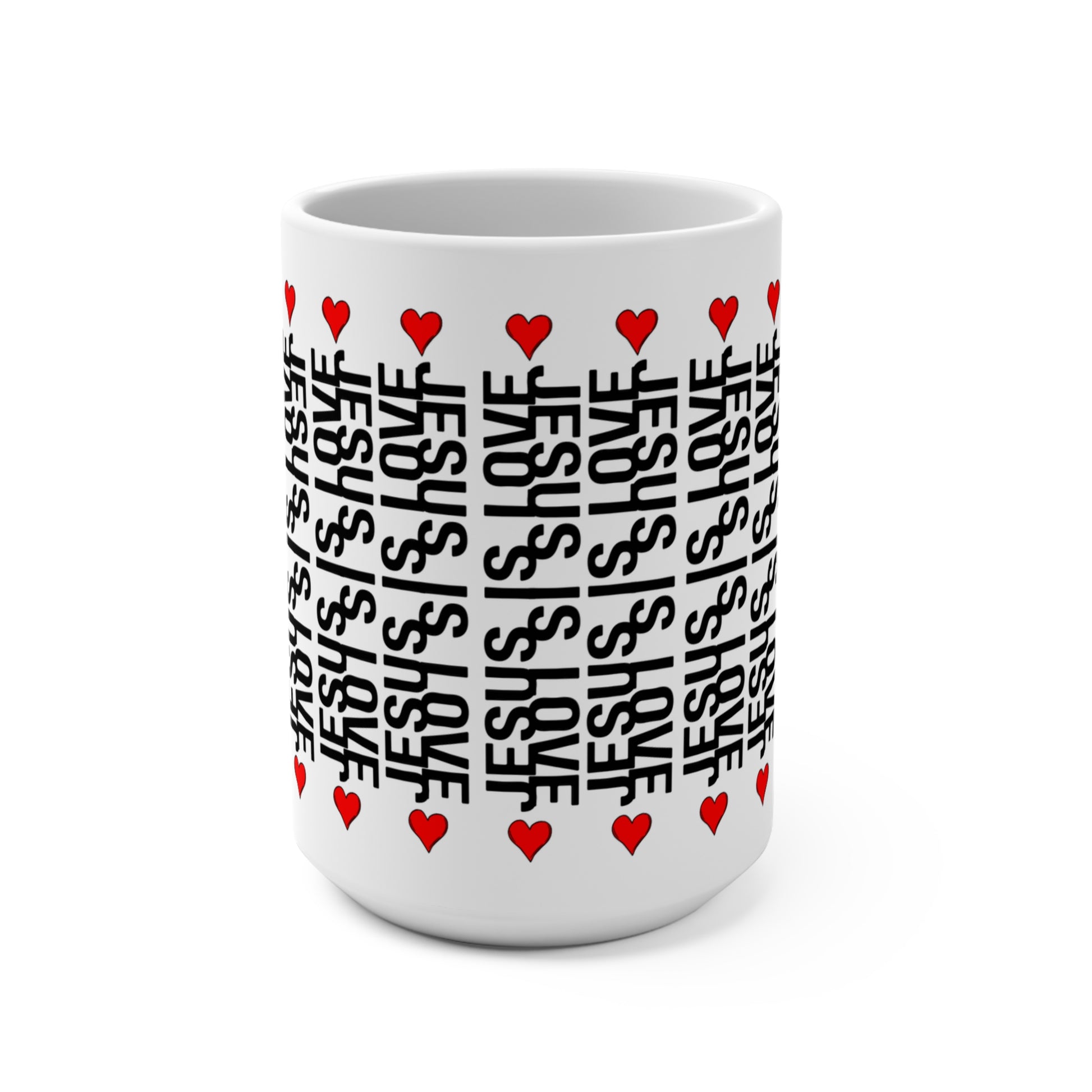 Inspirational Hidden Message Mug "Jesus Is Love"