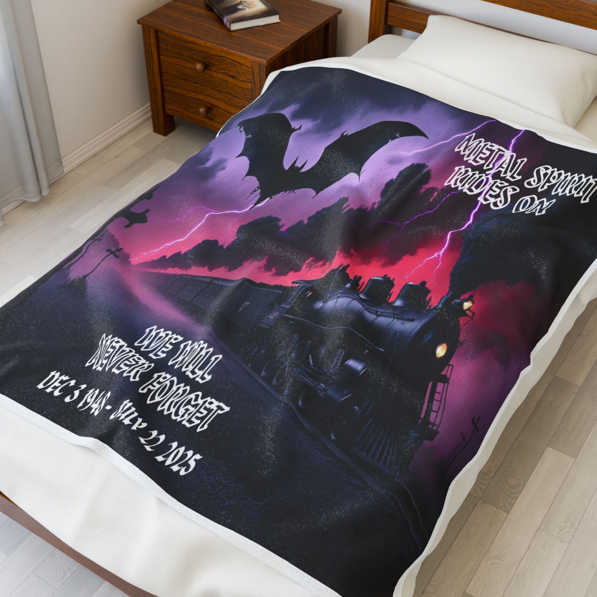 Metal Spirit Rides On – Prince of Darkness Tribute Blanket