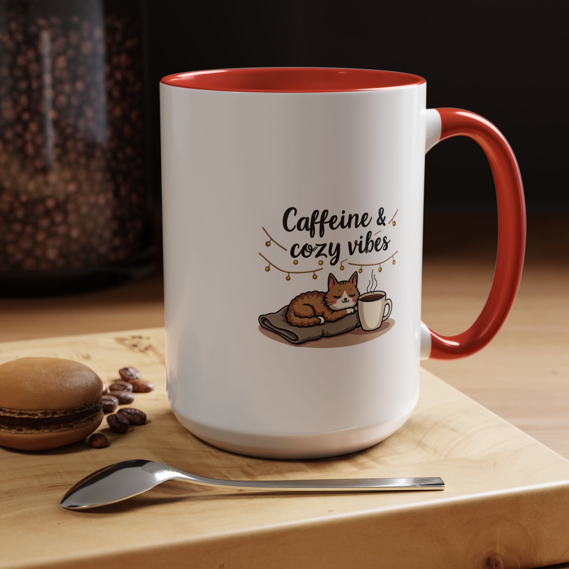 Caffeine & Cozy Vibes Coffee Mug -