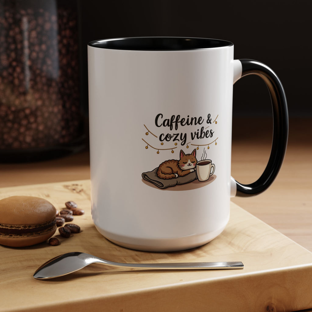 Caffeine & Cozy Vibes Coffee Mug -