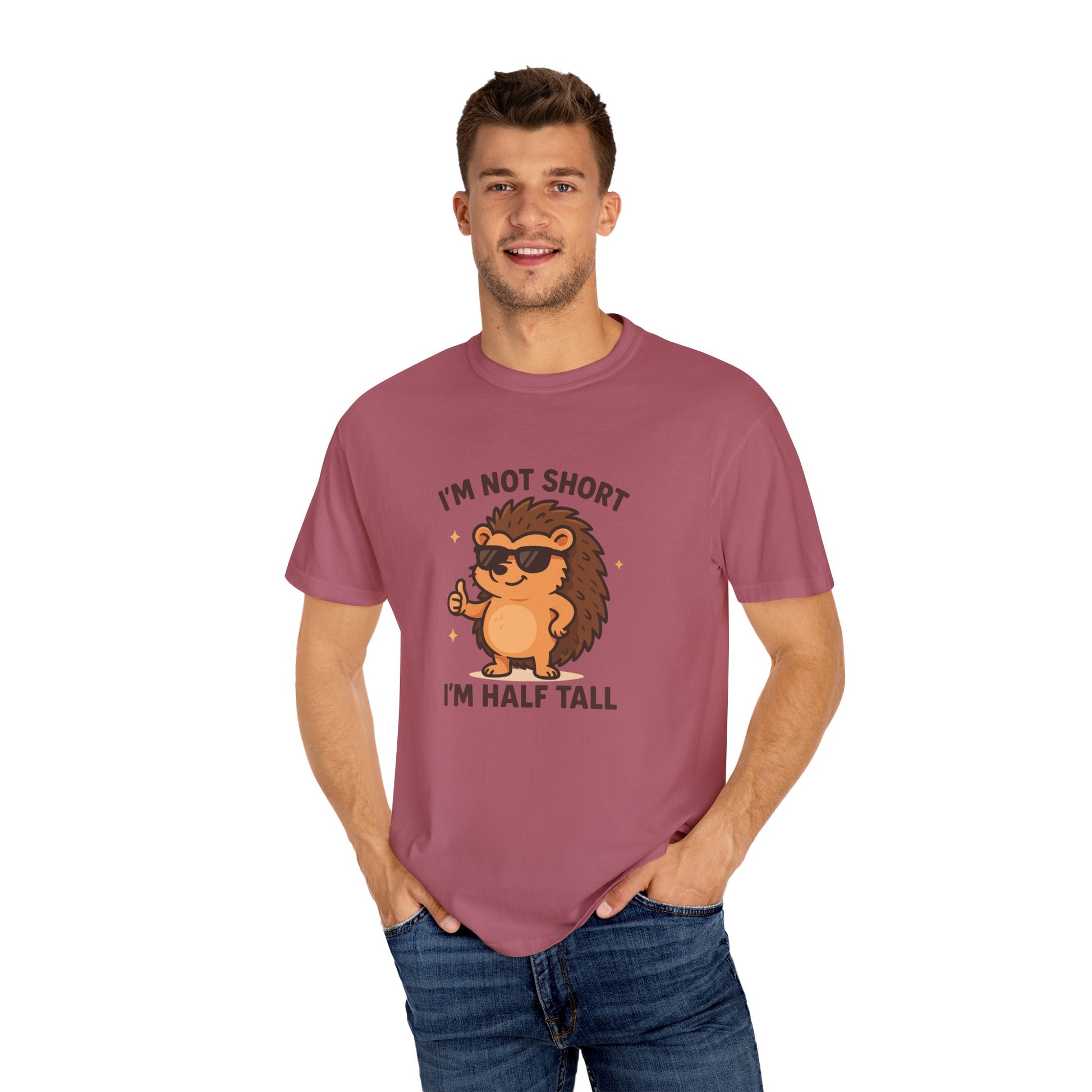 Hedgehog I'm Not Short Graphic T-shirt