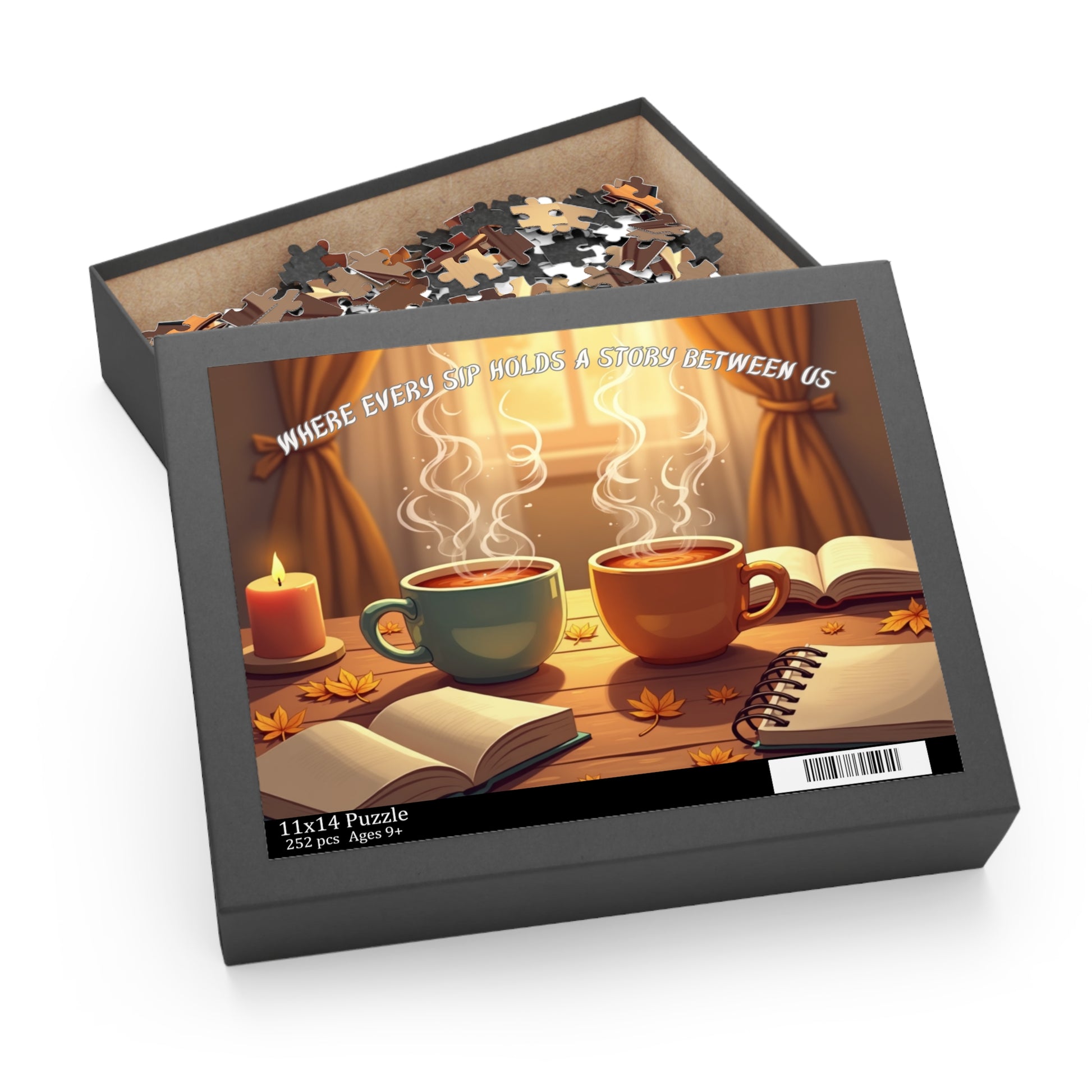 Cozy Coffee Puzzle with Inspirational Design | Perfect Gift for Coffee Lovers, Relaxation