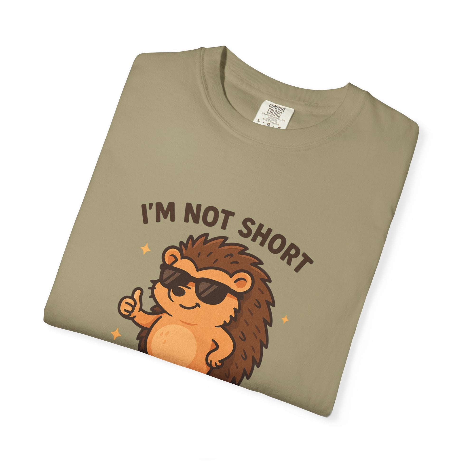 Hedgehog I'm Not Short Graphic T-shirt