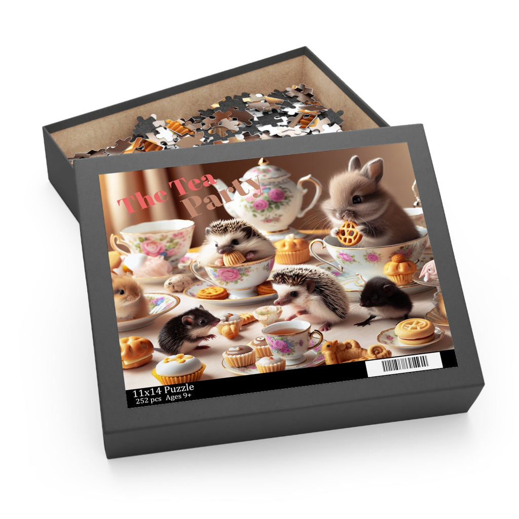 Charming Animal Tea Party Puzzle - 252-Piece