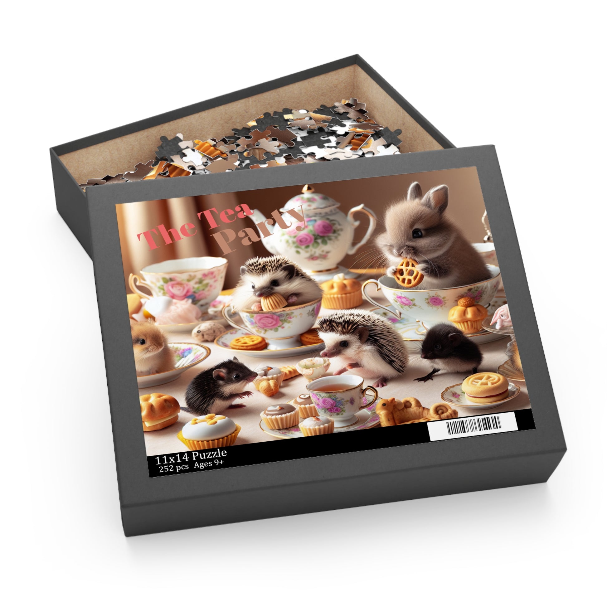 Charming Animal Tea Party Puzzle - 252-Piece