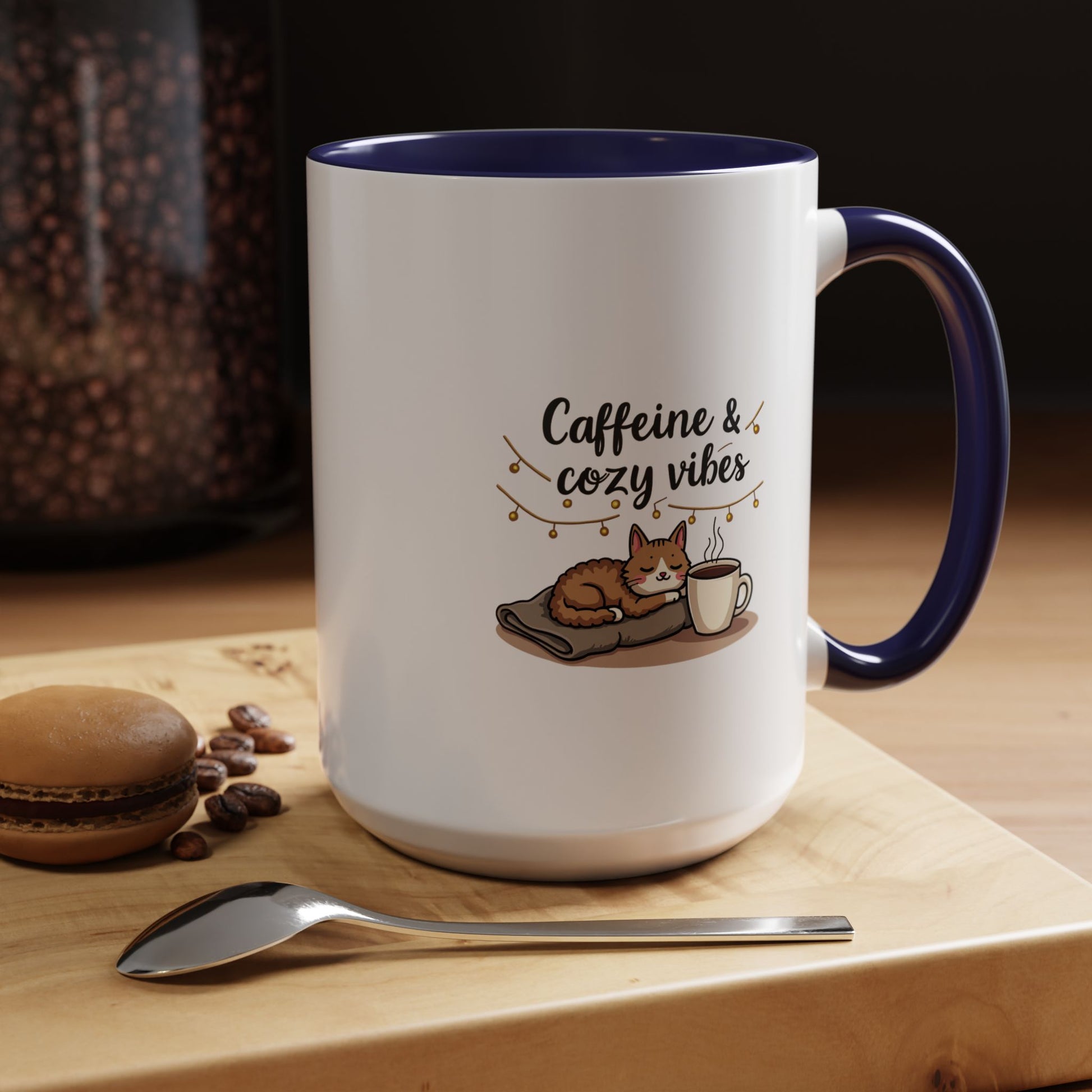 Caffeine & Cozy Vibes Coffee Mug -