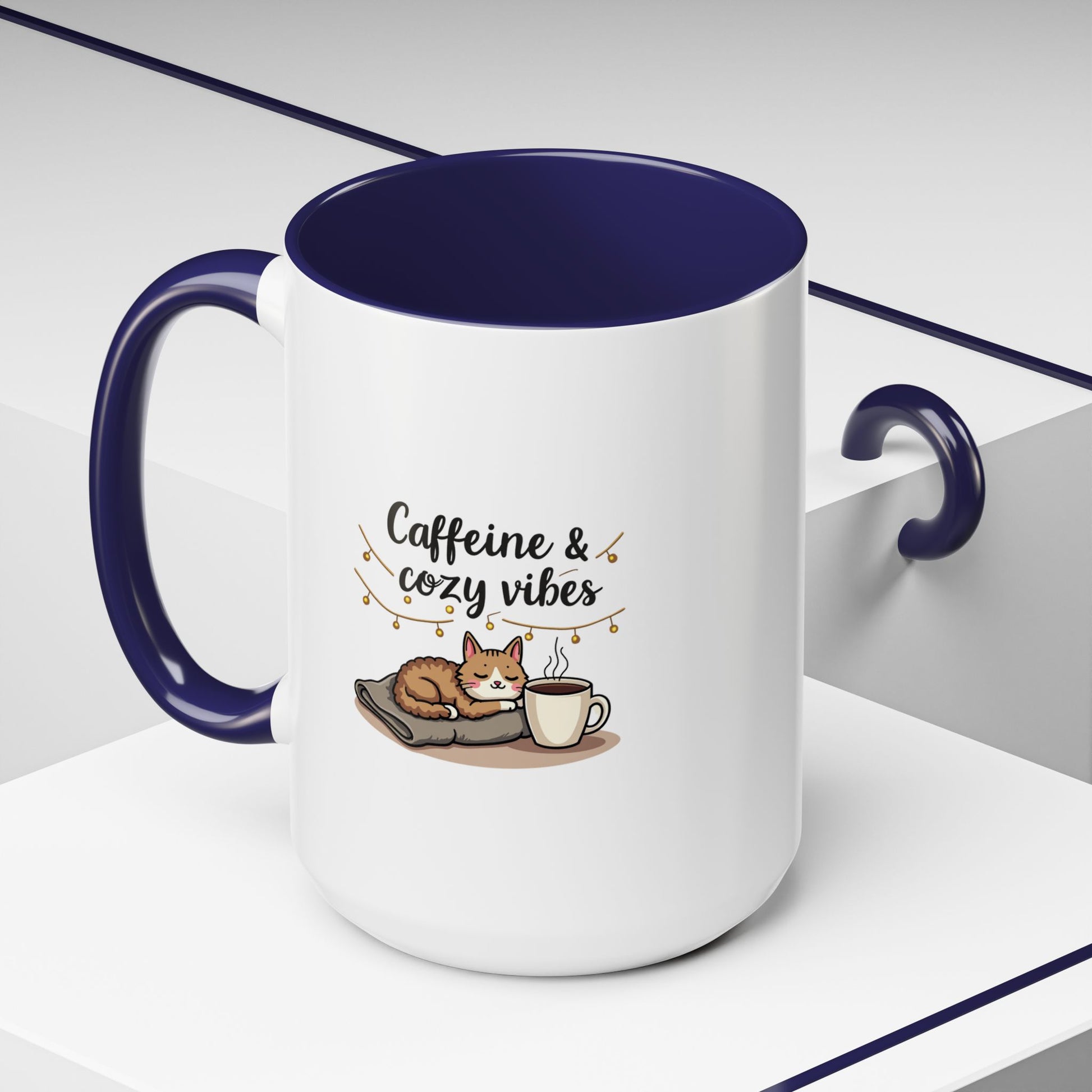 Caffeine & Cozy Vibes Coffee Mug -