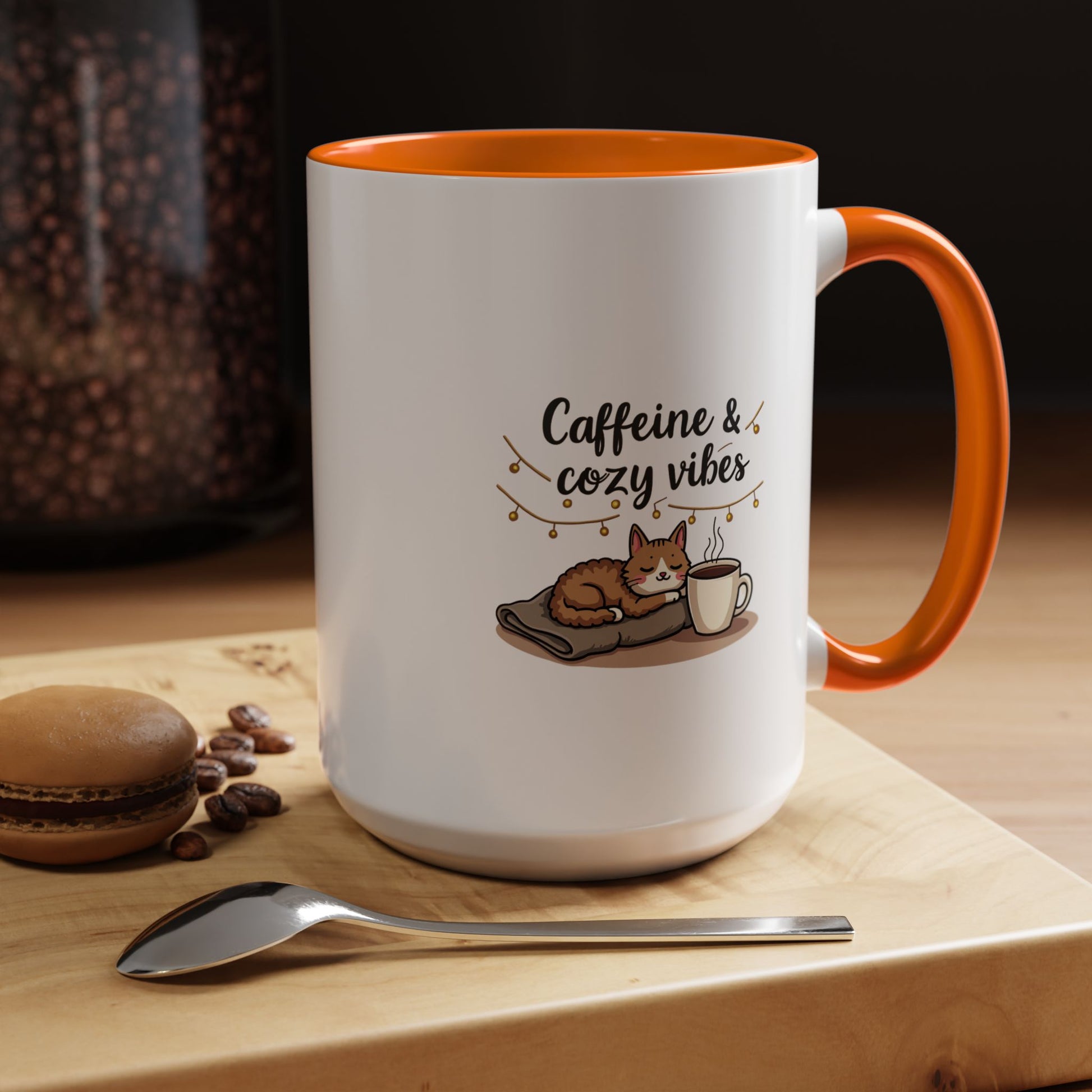 Caffeine & Cozy Vibes Coffee Mug -