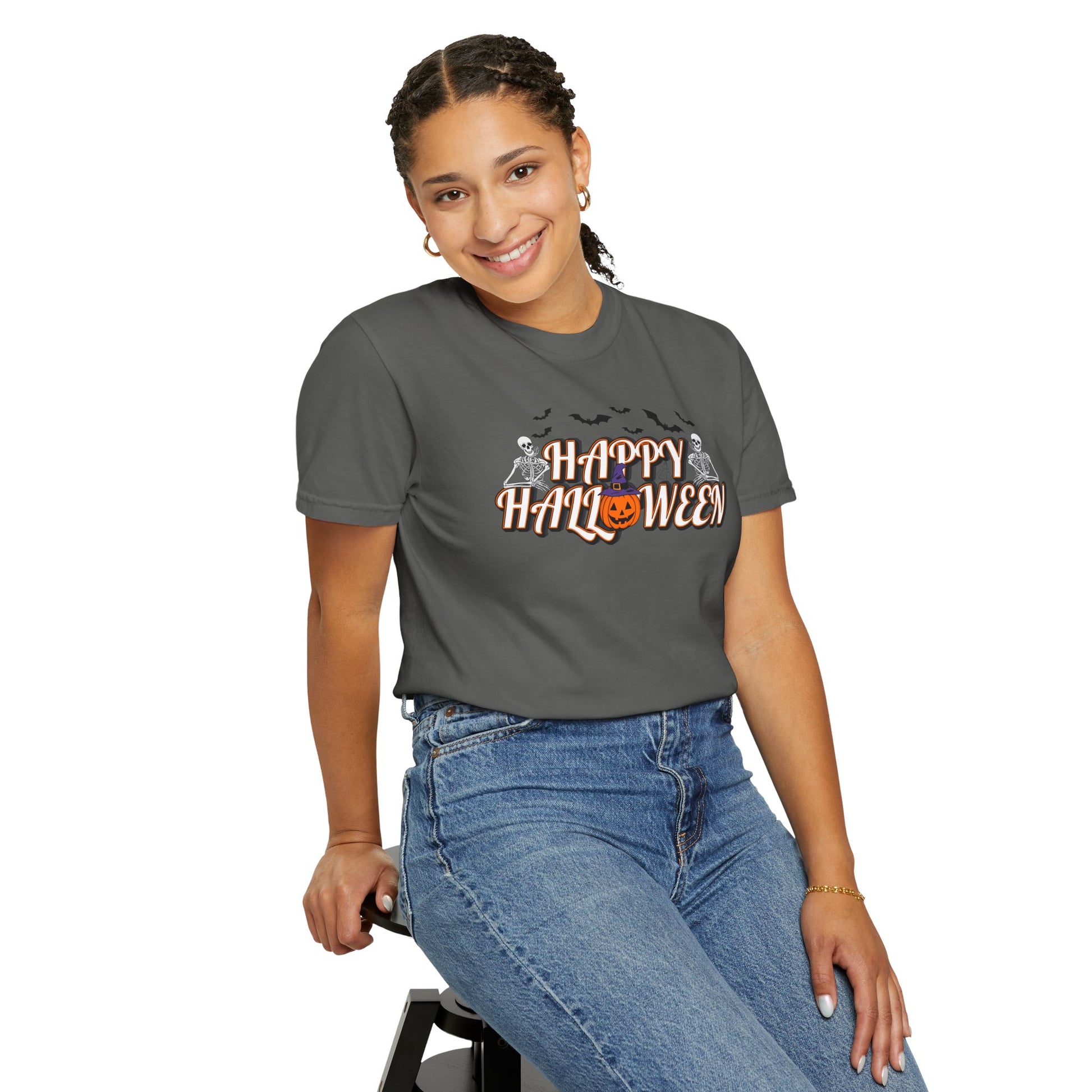 Halloween Garment-Dyed T-Shirt for Adults