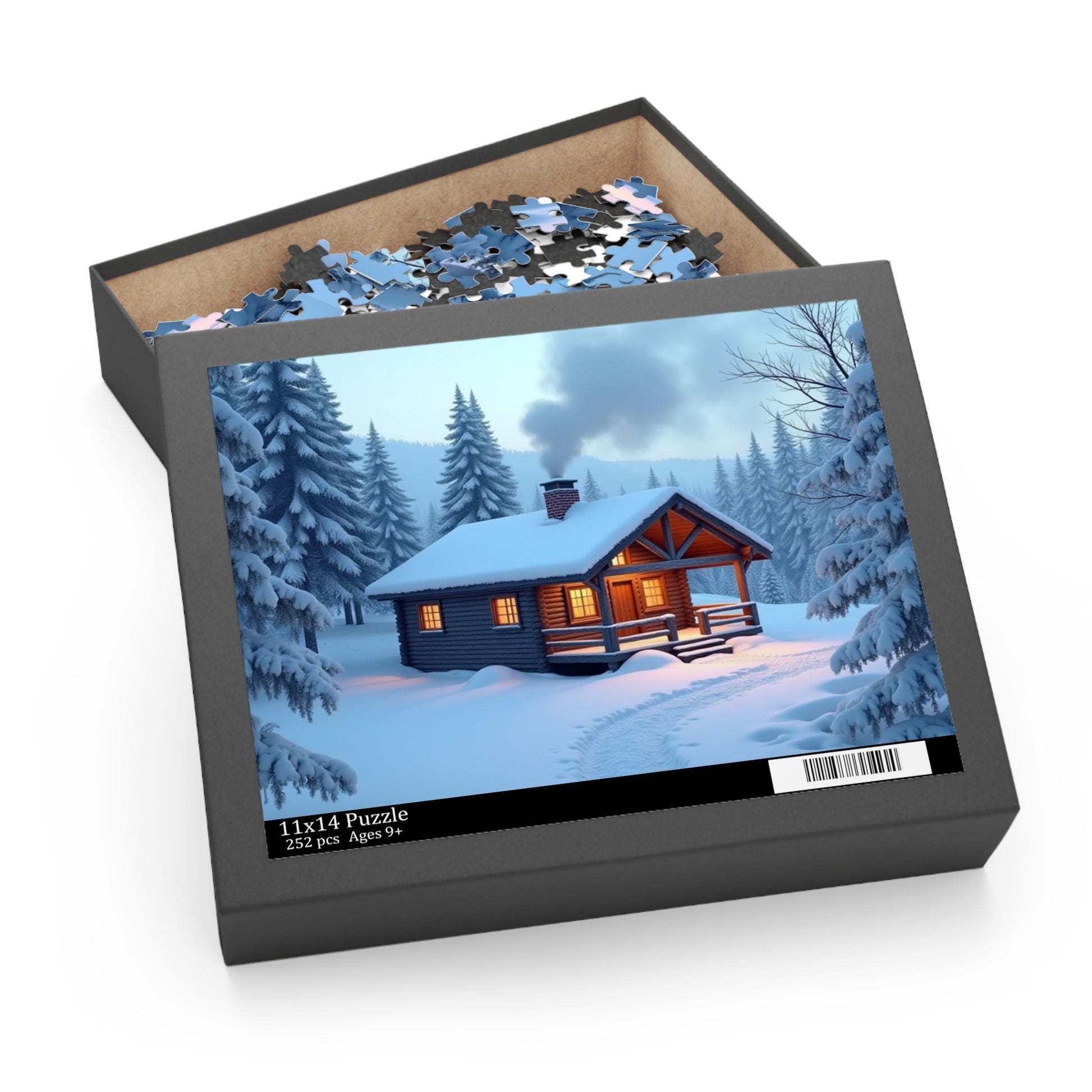 Cozy Winter Cabin 252-Piece Puzzle