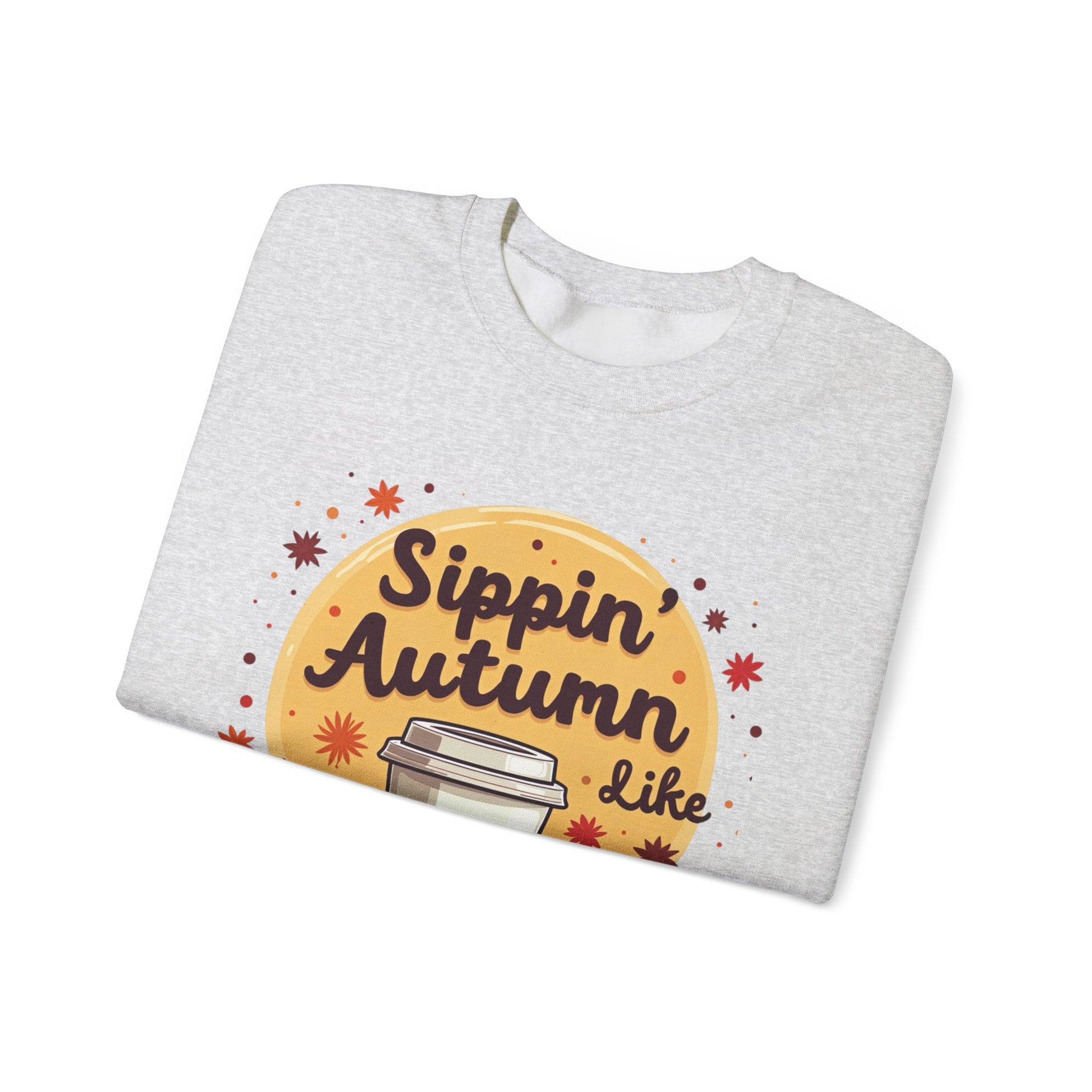 Sippin’ Autumn Crewneck Sweatshirt