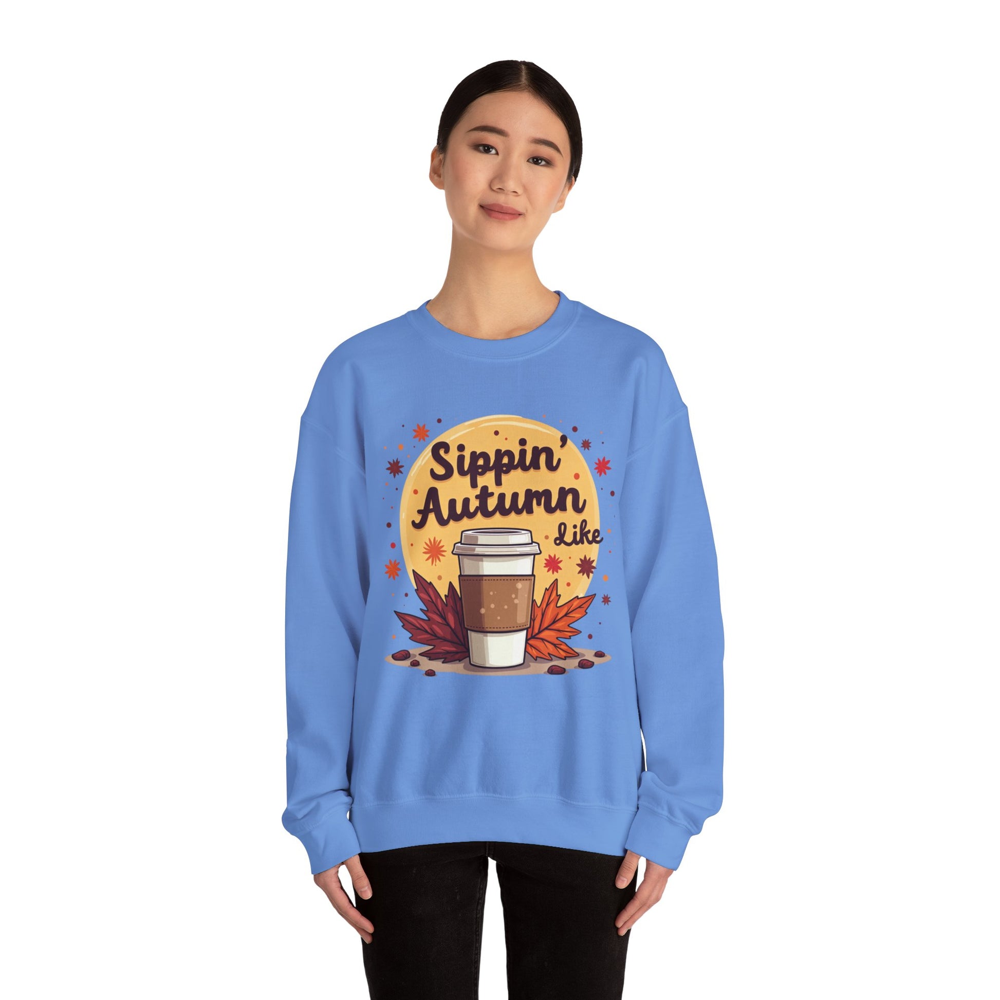 Sippin’ Autumn Crewneck Sweatshirt