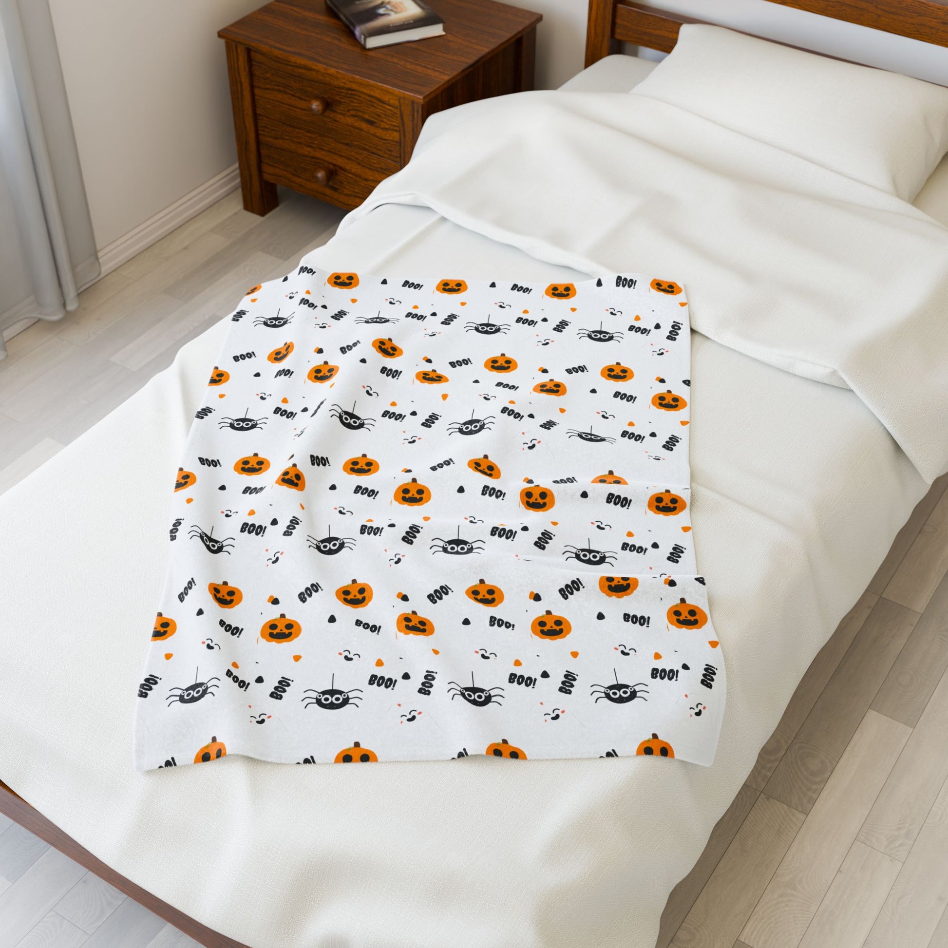 Halloween Pumpkin Plush Blanket