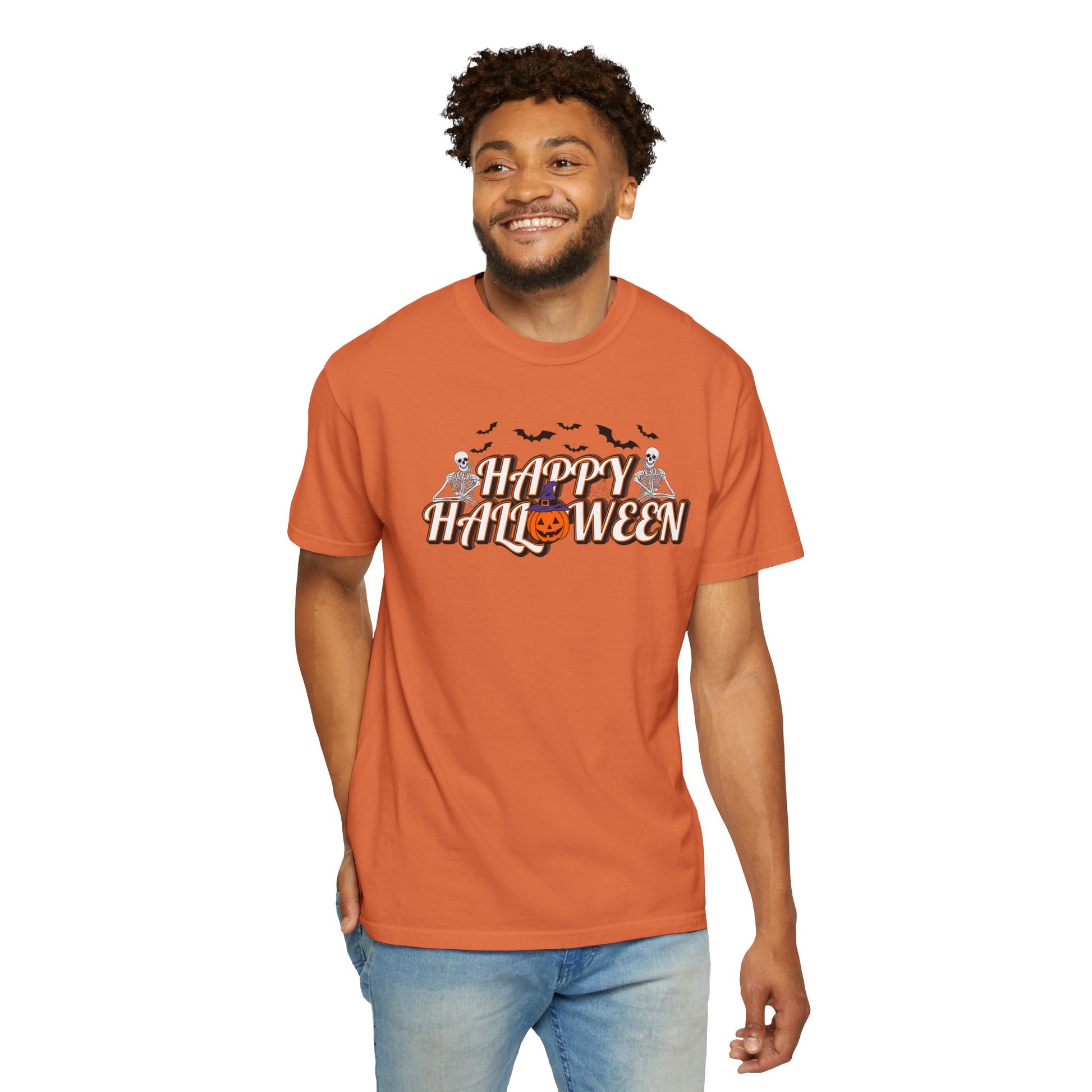 Halloween Garment-Dyed T-Shirt for Adults
