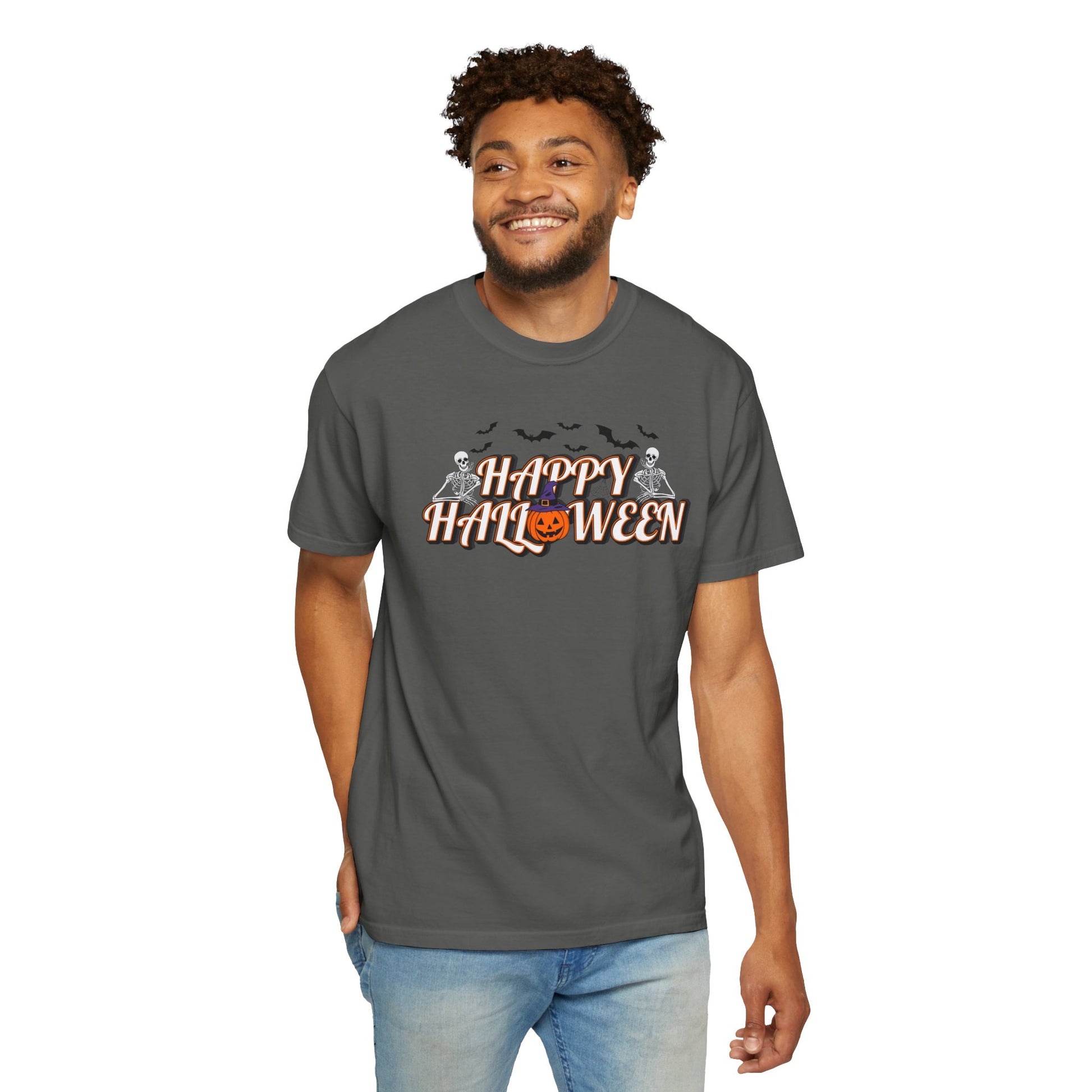 Halloween Garment-Dyed T-Shirt for Adults