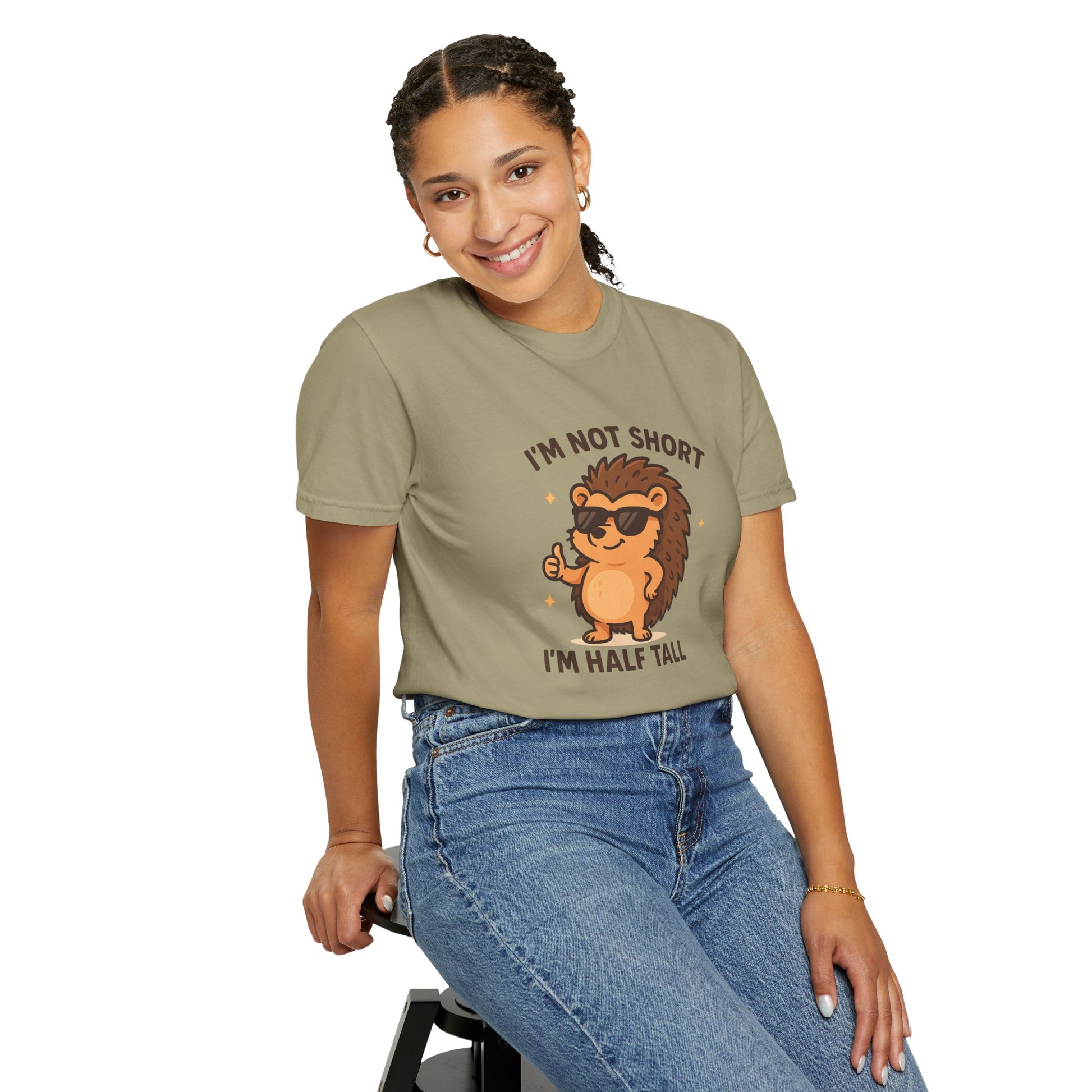 Hedgehog I'm Not Short Graphic T-shirt