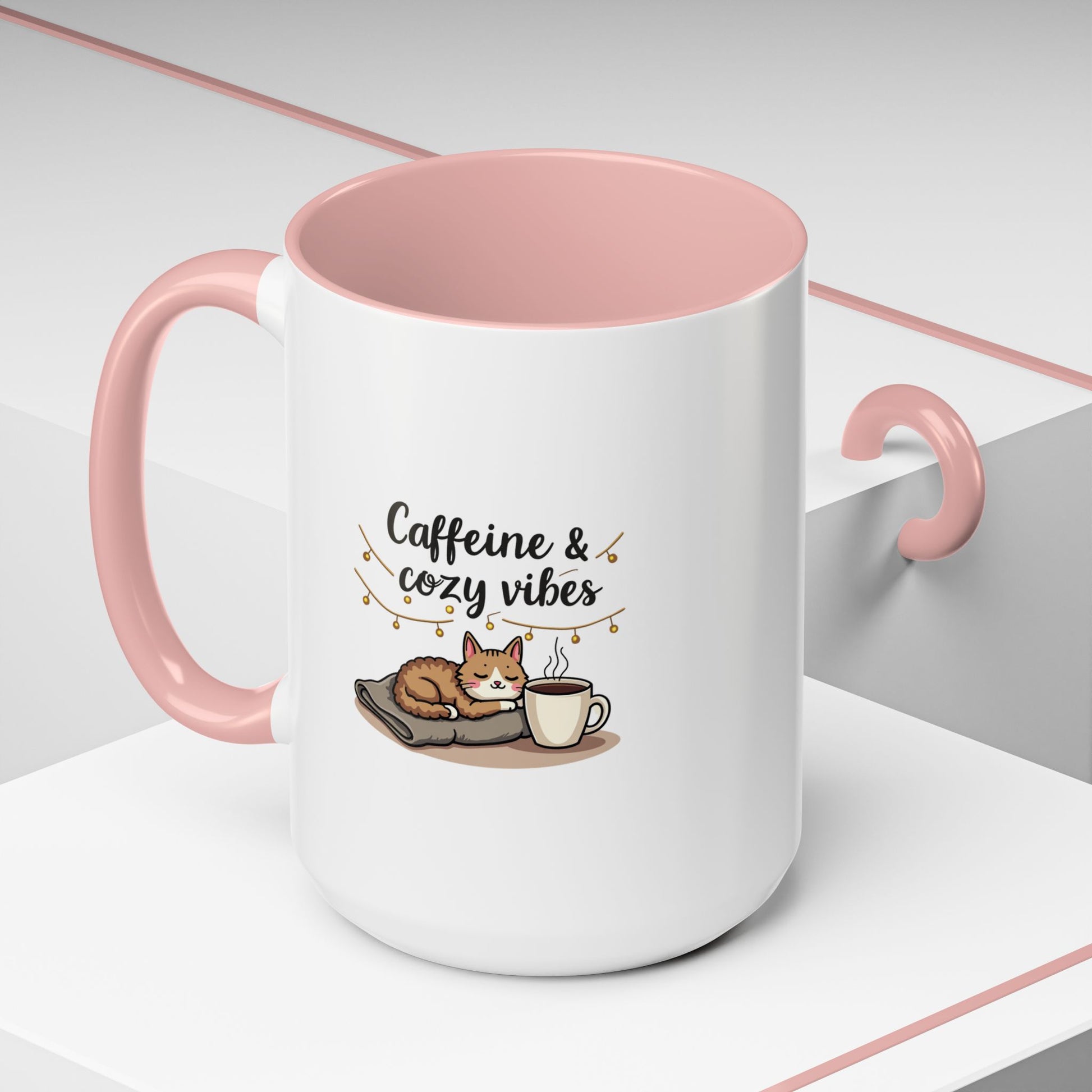 Caffeine & Cozy Vibes Coffee Mug -
