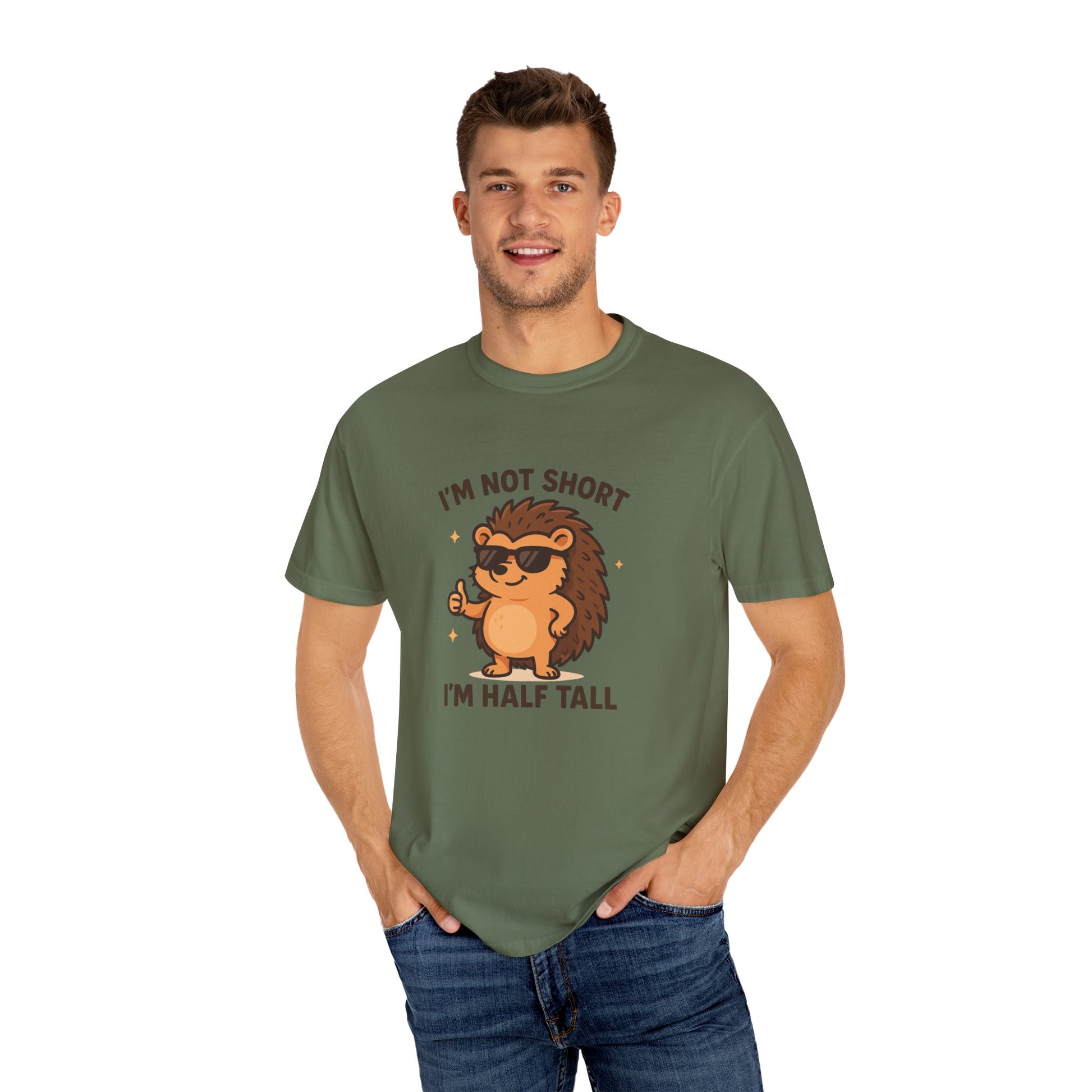 Hedgehog I'm Not Short Graphic T-shirt