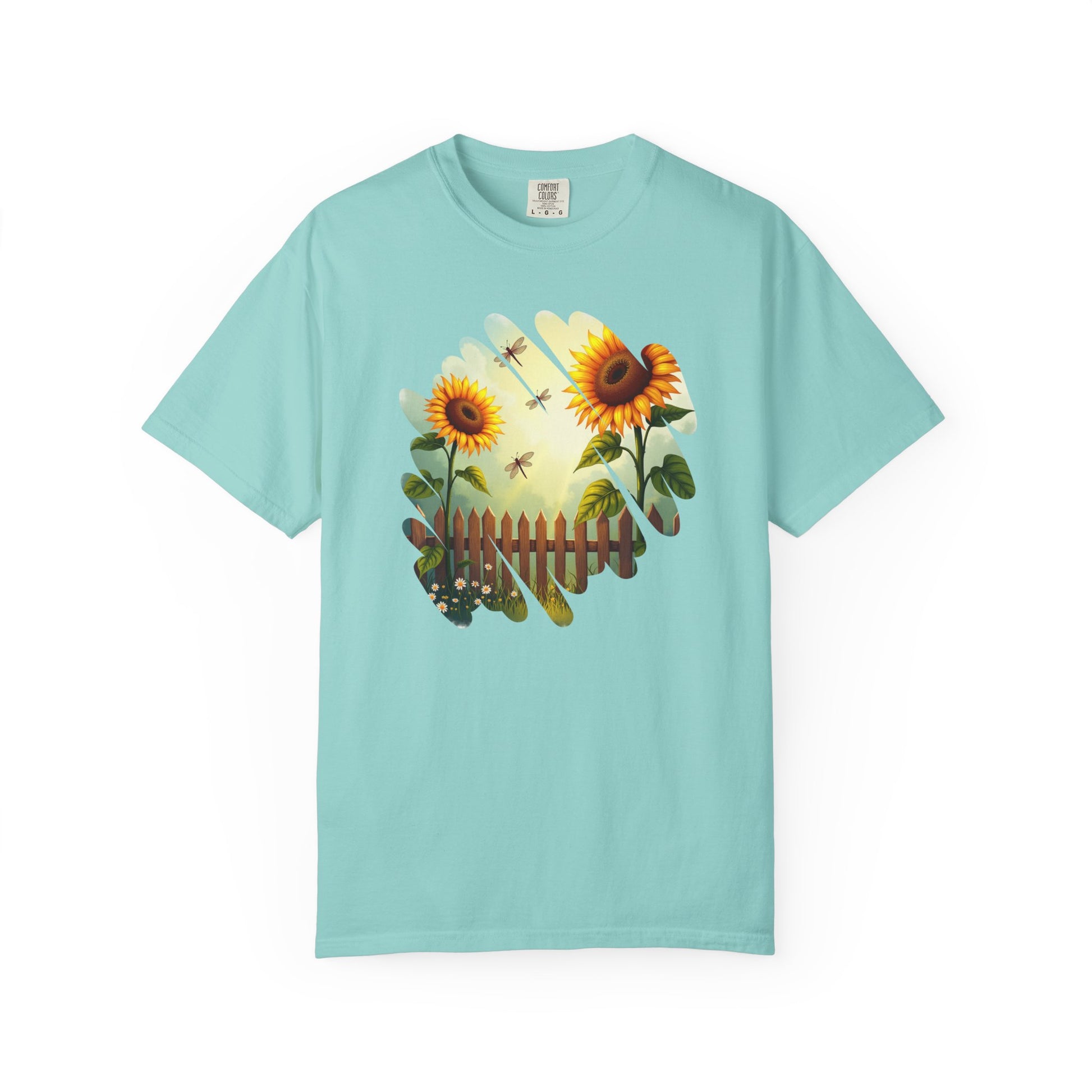Sunflower Garden Bliss T-Shirt | Custom Floral Tee for Nature Lovers