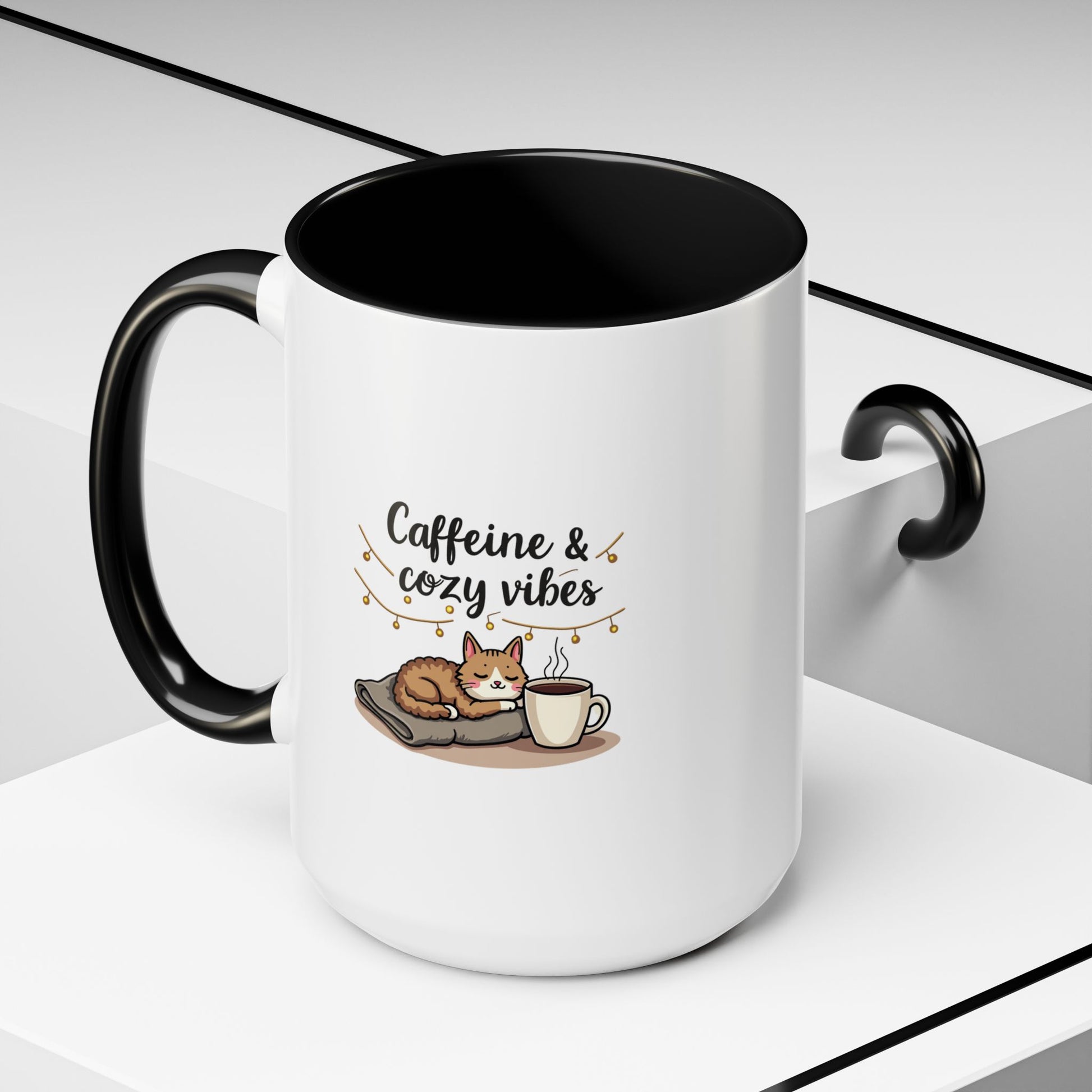 Caffeine & Cozy Vibes Coffee Mug -