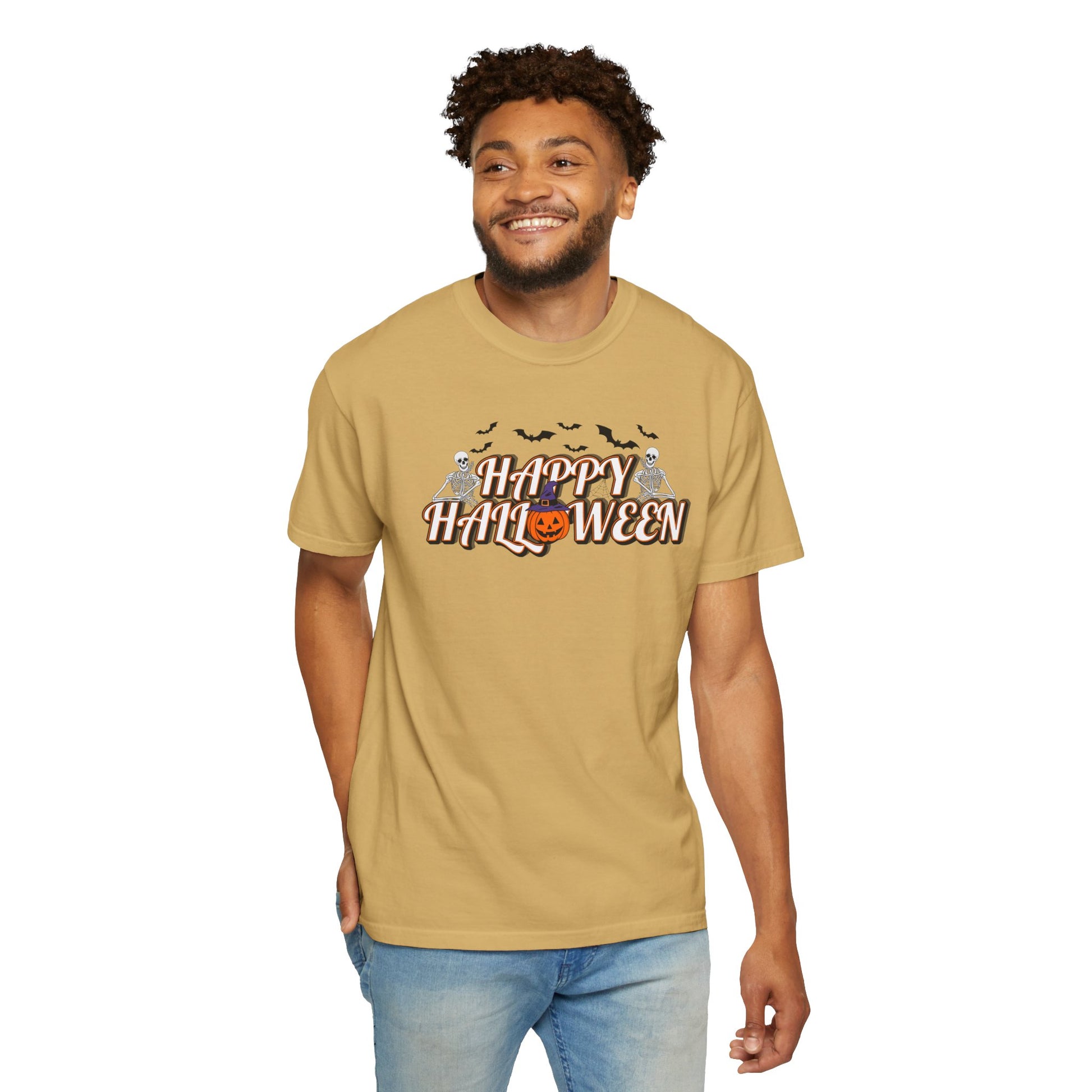 Halloween Garment-Dyed T-Shirt for Adults