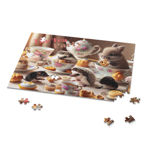 Charming Animal Tea Party Puzzle - 252-Piece